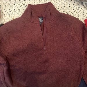 JCrew Medium Maroon fleece